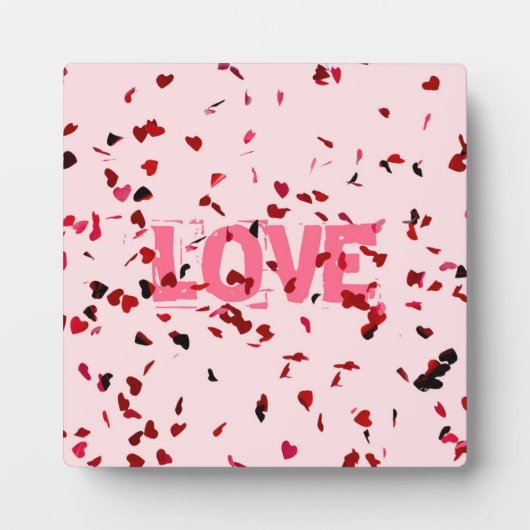 Herzen der Liebe Fotoplatte (Vorderseite)