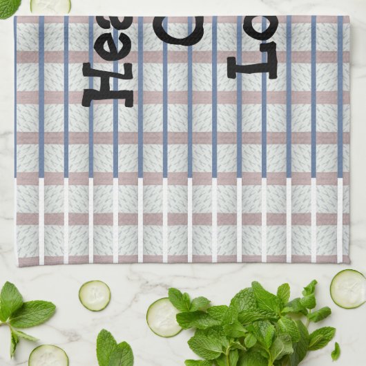 Herzen der Liebe Geschirrtuch (Gefaltet)