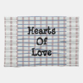 Herzen der Liebe Geschirrtuch (Horizontal)