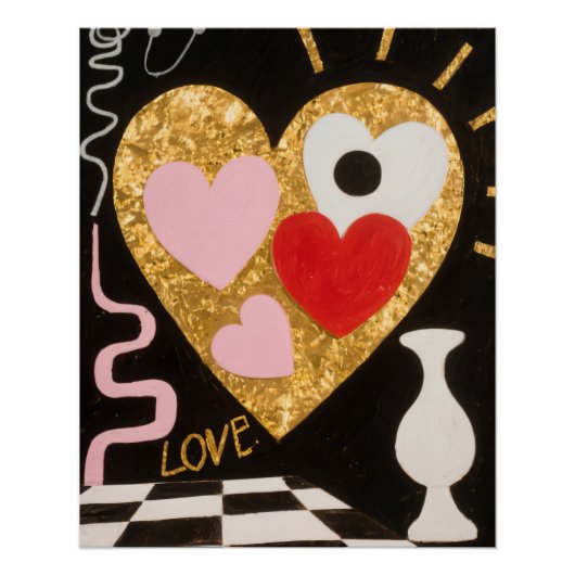 Herzen der Liebe Poster (Vorderseite)