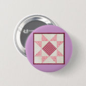 Herzen der Liebe Quilt Button (Vorne & Hinten)