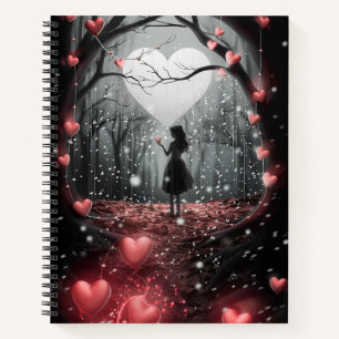 Herzen der Liebe und Hoffnung Notizblock