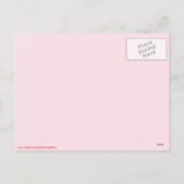 Herzen der Liebe Valentinstag Postkarte (Rückseite)