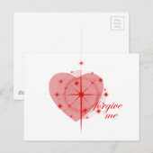 Herzen der Vergebung Postkarte (Vorne/Hinten)