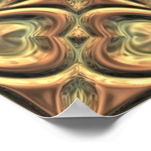 Herzen des Goldes Poster (Ecke)