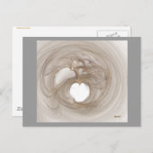 Herzen des Goldes Postkarte (Vorne/Hinten)