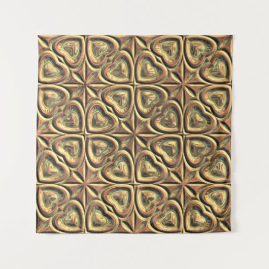 Herzen des Goldes Wandteppich (Vorderseite)