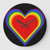 Herzen des Stolzes Große Wanduhr (Vorderseite)