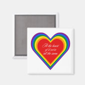 Herzen des Stolzes Magnet (Vorderseite/Rückseite)