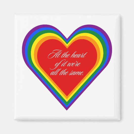 Herzen des Stolzes Magnet (Vorne)