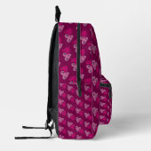 Herzen Design Bedruckter Rucksack (Links)