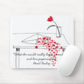 Herzen, die über Mousepad verschüttet werden (Mit Mouse)