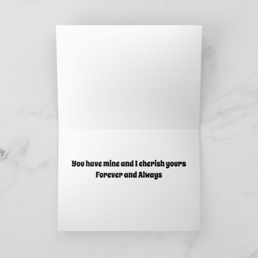 HERZEN "DU HAST MEINE" & "ICH HABE DEINE" KARTE (Innenseite)