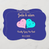 HERZEN EINLADUNG (Vorne/Hinten)