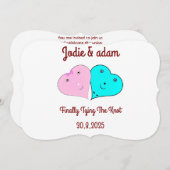 HERZEN EINLADUNG (Vorne/Hinten)