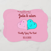 HERZEN EINLADUNG (Vorne/Hinten)