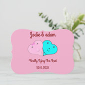 HERZEN EINLADUNG (Stehend Vorderseite)