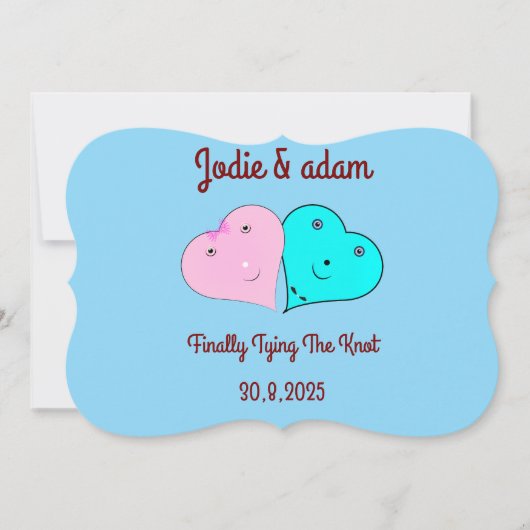 HERZEN EINLADUNG (Vorderseite)