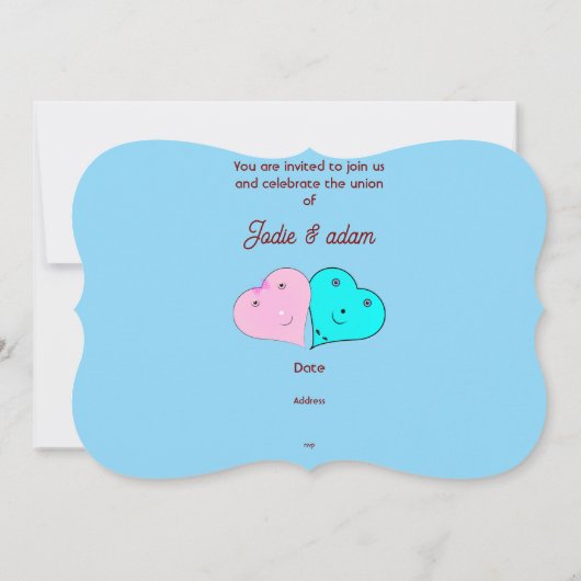 HERZEN EINLADUNG (Rückseite)