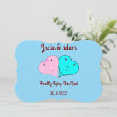 HERZEN EINLADUNG (Stehend Vorderseite)