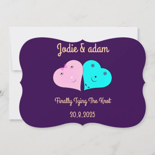 HERZEN EINLADUNG (Vorderseite)