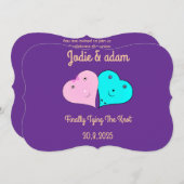 HERZEN EINLADUNG (Vorne/Hinten)