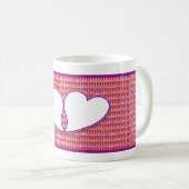Herzen entwirrten Tasse (VorderseiteRechts)