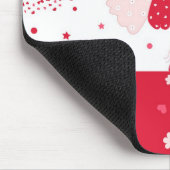 Herzen feenhaft mousepad (Ecke)