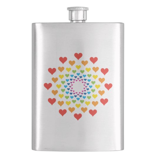 Herzen Flachmann (Vorderseite)