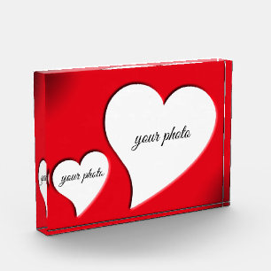 Herzen Fotoblock