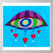 Herzen für das Weitermachen Poster (Vorne)