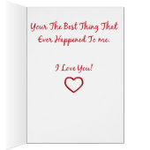 Herzen für meine Ehefrau-Karte (Innen (Rechts))