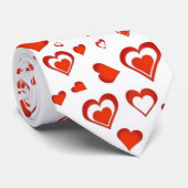 Herzen für Valentine - Krawatte (Gerollt)