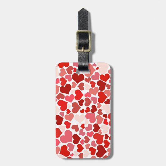 HERZEN GEPÄCKANHÄNGER (Vorderseite vertikal)