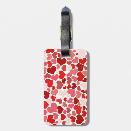 HERZEN GEPÄCKANHÄNGER (Rückseite vertikal)