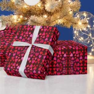 Herzen Geschenkpapier