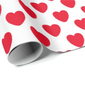 Herzen Geschenkpapier (Rolleneckpunkt)