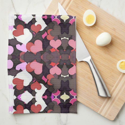 HERZEN GESCHIRRTUCH (Viertel Falte)