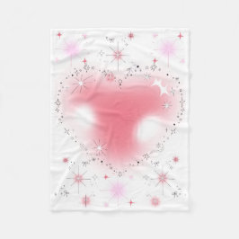Herzen & Glitzer Baby Fleecedecke