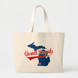 Herzen Grand Rapids Michigan Jumbo Stoffbeutel