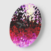 HERZEN GROßE WANDUHR (Winkel)