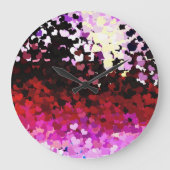 HERZEN GROßE WANDUHR (Vorderseite)