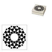 Herzen Gummistempel (Stempel)