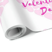 HERZEN "HAPPY VALENTINE S DAY" GESCHENKPAPIER (Rolleneckpunkt)