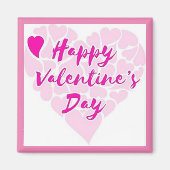 HERZEN "HAPPY VALENTINE S DAY" MAGNET (Vorne)