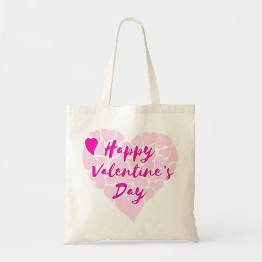 HERZEN "HAPPY VALENTINE S DAY" TRAGETASCHE (Vorne)