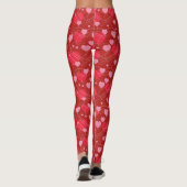 Herzen, Herzen, Herzen Leggings (Rückseite)