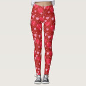 Herzen, Herzen, Herzen Leggings (Vorderseite)