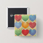 Herzen Hintergrund Button (Vorne & Hinten)