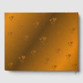 Herzen Hochzeitsguestbook, festliche Dekoration, s Gästebuch (Rückseite)